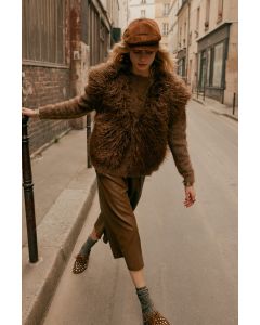 Summum Bermuda Soft faux leather Bruin foto 1