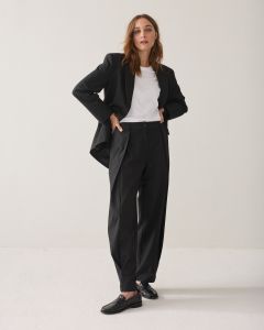 Summum Trousers Pinstripe Zwart foto 1