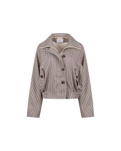 Nukus Dahlia Jacket Check Bruin foto 1