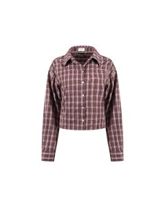 Nukus Macy Blouse Check Rood foto 1