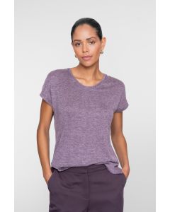 Geisha T-shirt sparkle Aubergine foto 1