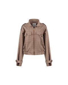 Nukus Hope Jacket Check Camel foto 1