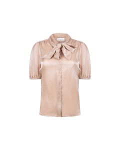Nukus Alberta Blouse Bow Zand foto 1