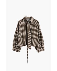 Aimée the label blouse Bruin foto 1