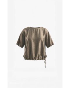 Aimée the label Shirt Taupe foto 1