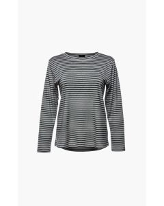Aimée the label STRIPED Longsleeve Grijs foto 1