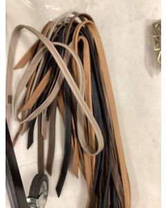 Trezz Leren koord 4cm Camel foto 1
