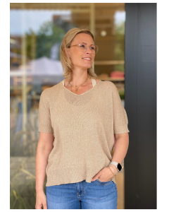 Alexandre Laurent Paris  UC.8241 Cotton sweater Camel foto 1