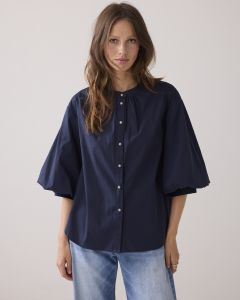 Summum Blouse Cotton stretch Blauw foto 1