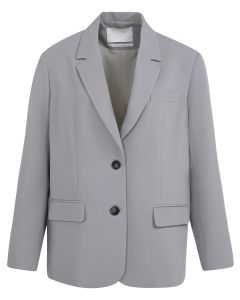 YAYA Oversized blazer with buttons Grijs foto 1