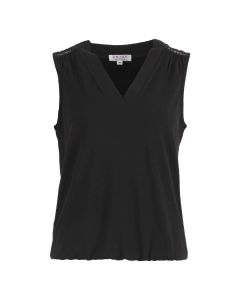 Enjoy Blouson singlet crochet detail Zwart foto 1