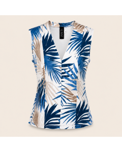 By LAVIE Top V-hals print Blauw foto 1