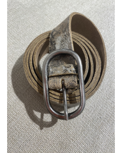 Trezz 759 3cm ovalen doorsteek gesp Zand foto 1