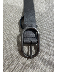 Trezz 759 3cm ovalen doorsteek gesp Antraciet foto 1