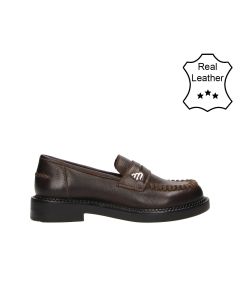 BullBoxer Schoenen Leather moccasin Bordeaux rood foto 1