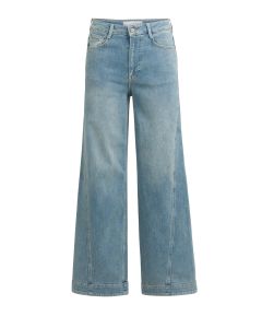 YAYA Denim barrel jeans met siernaad - L32 Blauw foto 1