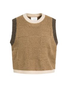 YAYA Spencer met geruite textuur Multi Colour foto 1