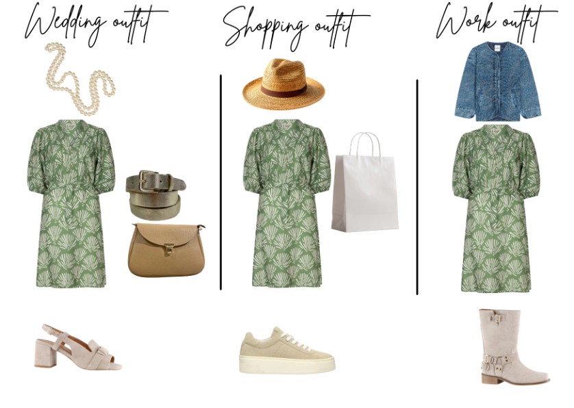 Summer chic bruiloft outfit