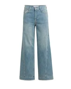 YAYA Denim barrel jeans met siernaad
